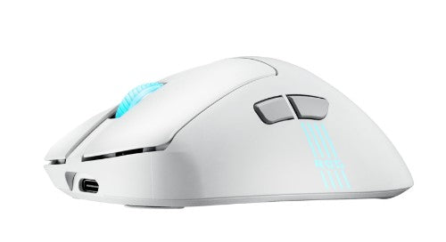 ASUS ROG Keris II Origin WHT mouse Gaming Right-hand RF Wireless + Bluetooth + USB Type-A Optical 42000 DPI