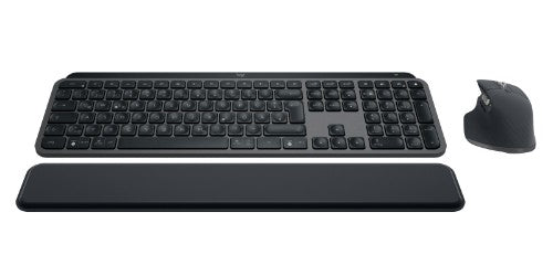 Logitech 920-010926 keyboard Mouse included Office RF Wireless + Bluetooth QWERTZ German Graphite