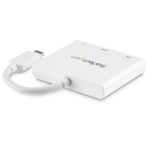 StarTech.com USB-C Multiport Adapter with HDMI - USB 3.0 Port - 60W PD - White