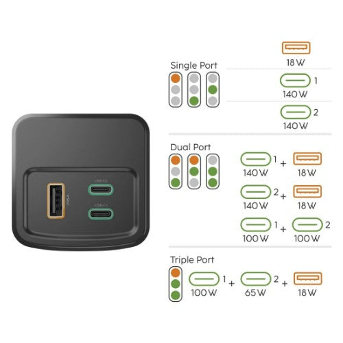 Hama High Power Lithium-Ion (Li-Ion) 24000 mAh Grey