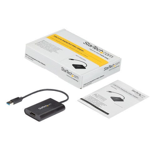 StarTech.com USB 3.0 to DisplayPort Adapter, USB DP Monitor Converter for Windows, 4K (no support for macOS/ChromeOS/Linux) - TAA