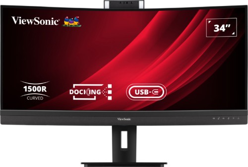 Viewsonic VG3457CV LED display 86.4 cm (34") 3440 x 1440 pixels UltraWide Quad HD Black