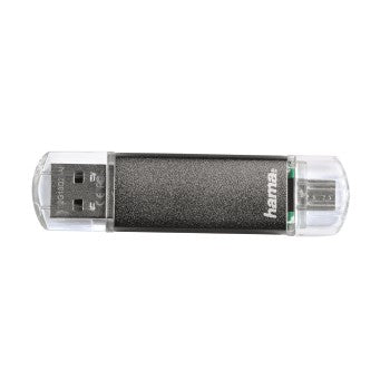 Hama Laeta Twin 16GB USB flash drive USB Type-A 2.0 Grey