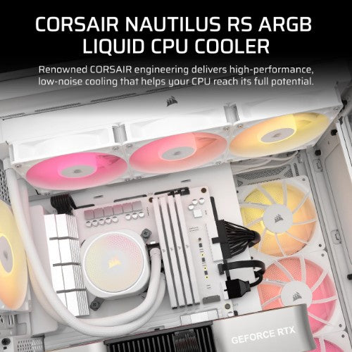 Corsair Nautilus 360 RS ARGB Liquid Processor All-in-one liquid cooler White 1 pc(s)