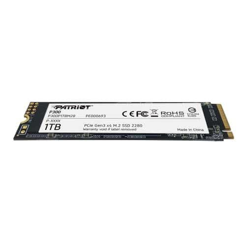 Patriot Memory P300 1.02 TB M.2 PCI Express 3.0 NVMe 3D NAND