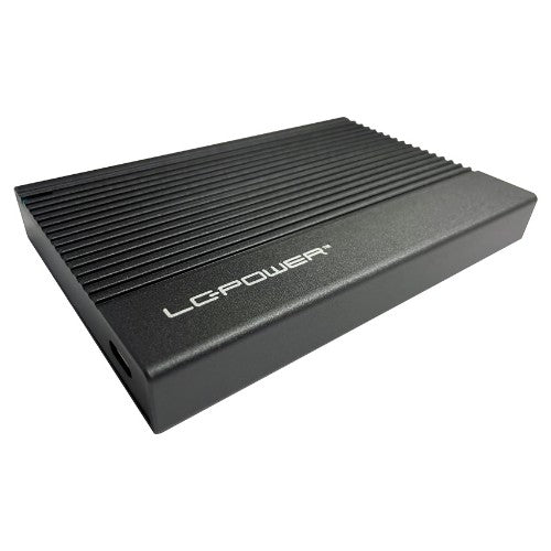LC-Power LC-25U3-C storage drive enclosure HDD/SSD enclosure Black 2.5"