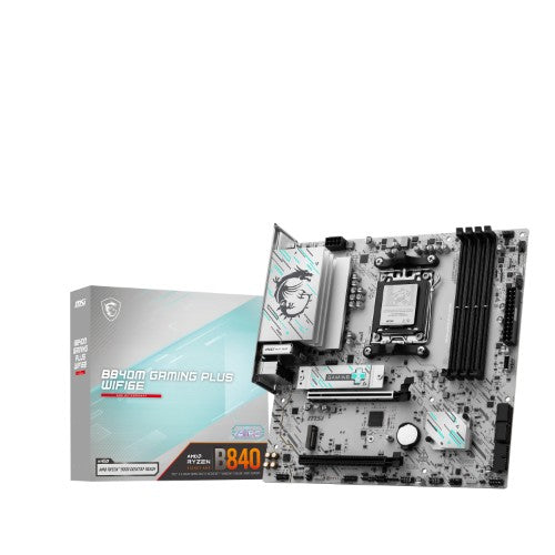 MSI B840M GAMING PLUS WIFI6E motherboard AMD B840 Socket AM5 micro ATX