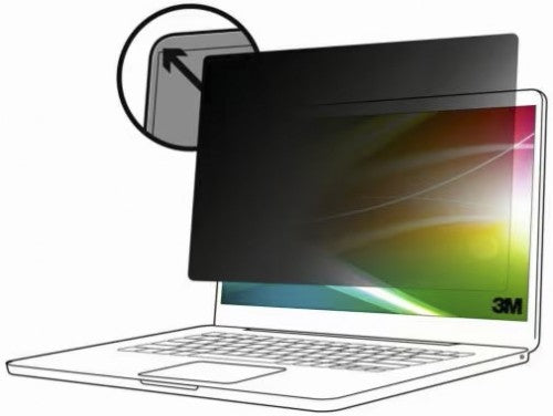 3M Bright Screen Privacy Filter for 13.3in Full Screen Laptop, 16:9, BP133W9E
