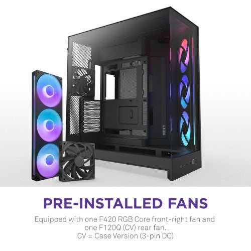 NZXT H9 Flow RGB Midi Tower Black