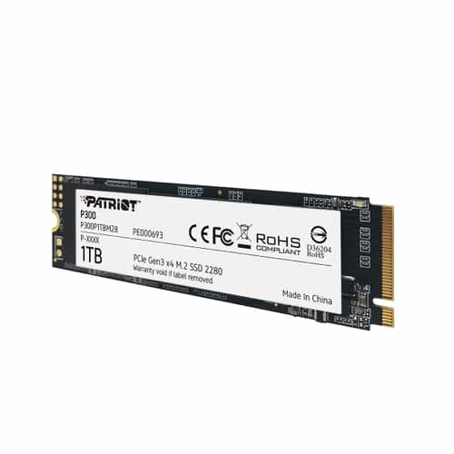 Patriot Memory P300 1.02 TB M.2 PCI Express 3.0 NVMe 3D NAND