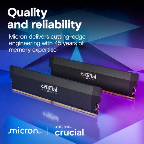 Crucial Pro CP2K32G64C40U5B memory module 64 GB 2 x 32 GB DDR5 6400 MHz