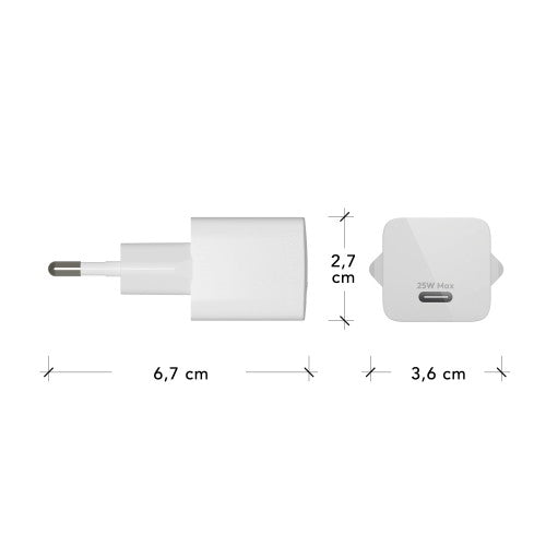 dbramante1928 re-charge Pro - EU Wall Charger USB-C 25W - W