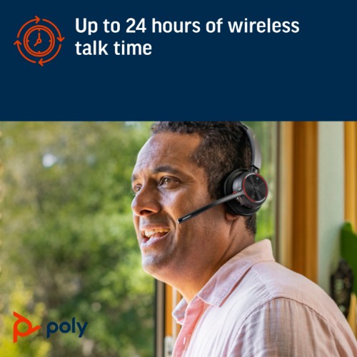 Poly Voyager 4310 Microsoft Teams Certified USB-A Headset +BT700 dongle