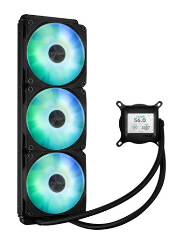 ASUS Prime LC 360 ARGB LCD Processor All-in-one liquid cooler 12 cm Black