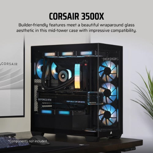 Corsair 3500X Midi Tower Black
