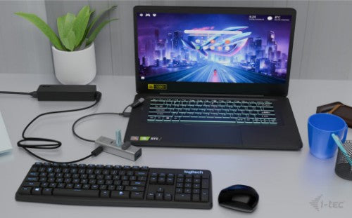 i-tec Metal Universal Charging HUB 2xUSB-C + 2x USB-A Port + Power Delivery 85W