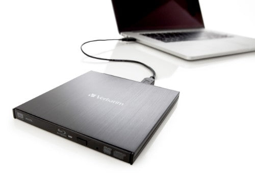 Verbatim External Slimline optical disc drive Blu-Ray RW Black
