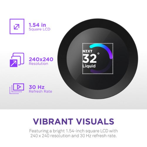 NZXT Kraken Plus 360 RGB Processor All-in-one liquid cooler Black 1 pc(s)