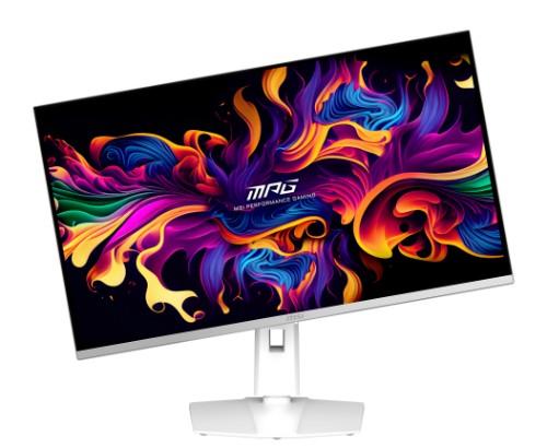 MSI MPG 321URXW QD-OLED computer monitor 80 cm (31.5") 3840 x 2160 pixels 4K Ultra HD White