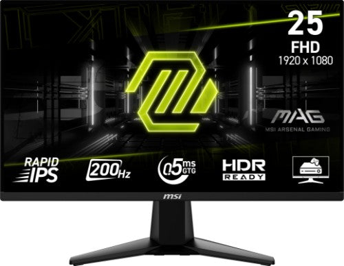 MSI MAG 255F E20 computer monitor 62.2 cm (24.5") 1920 x 1080 pixels Full HD LCD Black