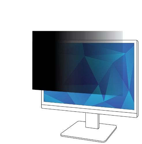 3M Privacy Filter for 23.6in Monitor, 16:9, PF236W9B