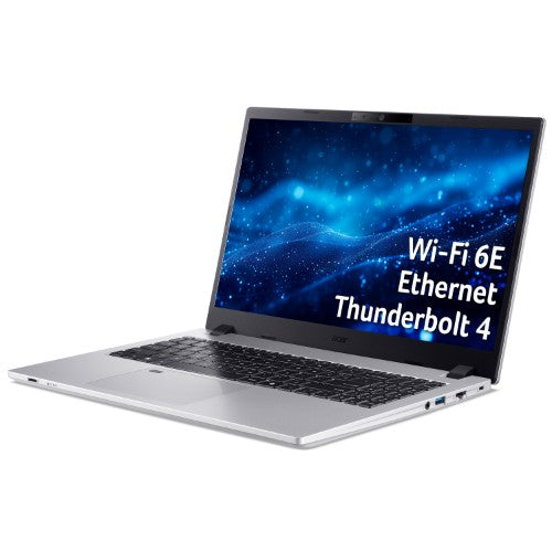 Acer TravelMate P2 TMP215-55 c5-120u 16GB 512GB W11Pe Intel Core 5 Laptop 39.6 cm (15.6") Full HD DDR5-SDRAM SSD Wi-Fi 6E (802.11ax) Windows 11 Pro Education Grey