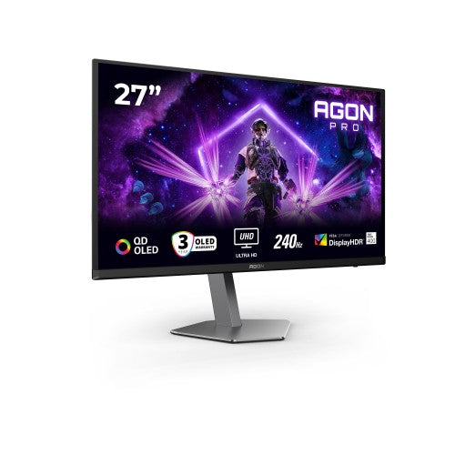 AOC G2 AG276UZD computer monitor 67.3 cm (26.5") 3840 x 2160 pixels 4K Ultra HD OLED Black
