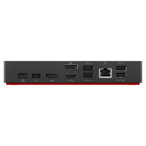 Lenovo 40AY0135UK laptop dock/port replicator Wired USB 3.2 Gen 1 (3.1 Gen 1) Type-C Black