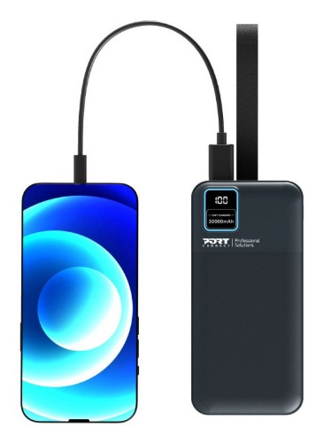 Port Designs 907003 power bank Lithium Polymer (LiPo) 30000 mAh Black