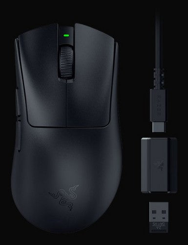 Razer DeathAdder V3 HyperSpeed mouse Gaming Right-hand RF Wireless + USB Type-C Optical 26000 DPI