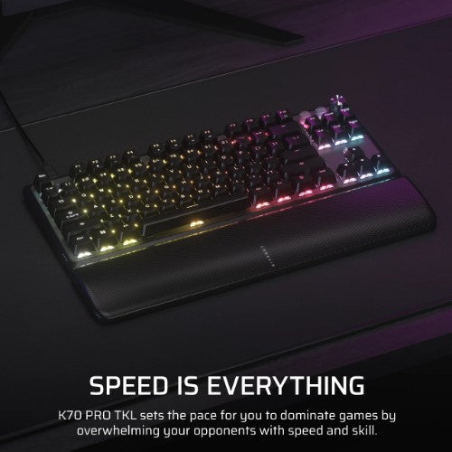 Corsair K70 PRO TKL keyboard Gaming USB QWERTZ UK English Black