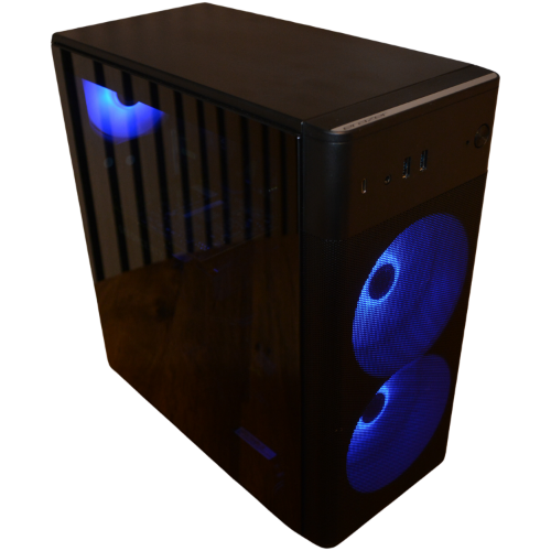 ERAZER Recon P45 (MD 35485) UK AMD Ryzen™ 5 5500 16 GB DDR4-SDRAM 1 TB SSD NVIDIA GeForce RTX 5060 Windows 11 Home Desktop PC Black