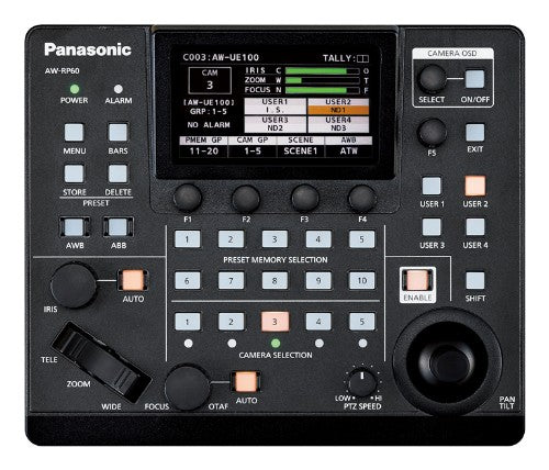 Panasonic AW-RP60GJ camera remote control Wired