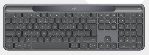 Logitech Signature Slim Solar + K980 for Business keyboard Universal RF Wireless + Bluetooth QWERTZ German Graphite
