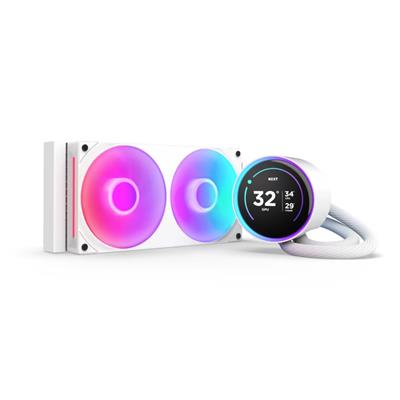NZXT Kraken Elite 240 RGB Processor All-in-one liquid cooler 12 cm White 1 pc(s)