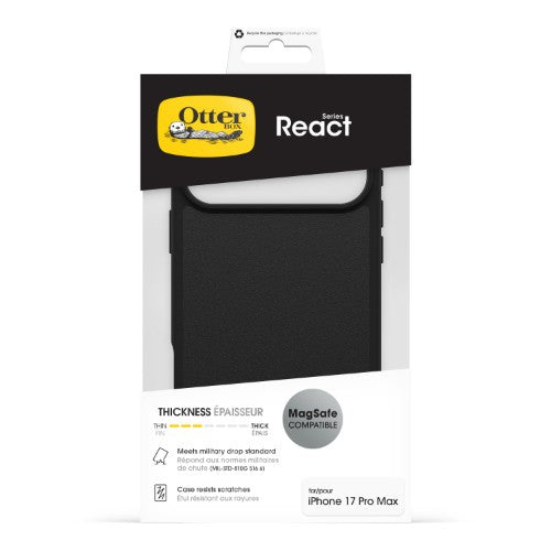 OtterBox React MagSafe Series for Apple iPhone 17 Pro Max, black