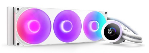 NZXT Kraken Plus 360 RGB Processor All-in-one liquid cooler White 1 pc(s)