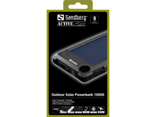 Sandberg Outdoor Solar Powerbank 10000