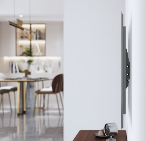 Manhattan Wall Mount for TV & Monitors (Fixed Ultra Slim), For screens 23" to 42", VESA compatability: all between 75x75mm and 200x200mm - check the dimensions of the four mounting holes on back of screen to ensure it fits, Max 45kg, Black, Bracket