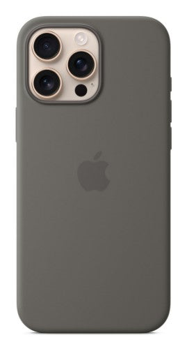 Apple iPhone 16 Pro Max Silicone Case with MagSafe - Stone Gray