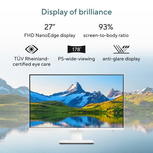 ASUS V400 AiO V470VAK-WPE031W Intel® Core™ i5 i5-13420H 68.6 cm (27") 1920 x 1080 pixels All-in-One PC 16 GB DDR5-SDRAM 512 GB SSD Windows 11 Home Wi-Fi 6 (802.11ax) White