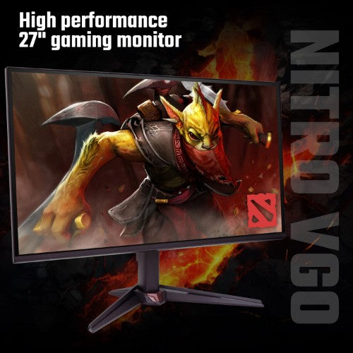 Acer NITRO VG0 Nitro VG270U P6 Gaming Monitor - 27" Quad HD (2560x1440), IPS, 144Hz, 1ms, FreeSync, HDR10, Black