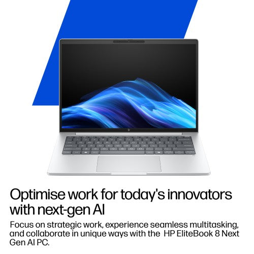 HP EliteBook 8 G1a 14 inch Notebook Next Gen AI PC Wolf Pro Security Edition AMD Ryzen AI 7 Laptop 35.6 cm (14") WUXGA 24 GB DDR5-SDRAM Wi-Fi 6E (802.11ax) Windows 11 Pro