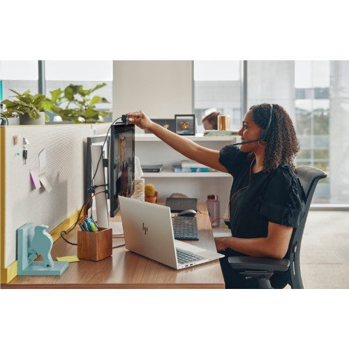 Poly Blackwire 3220 Stereo USB-C Headset +USB-C/A Adapter (Bulk)