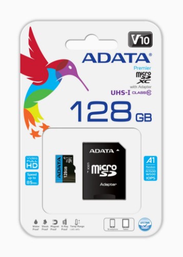 ADATA Premier 128 GB MicroSDXC UHS-I Class 10