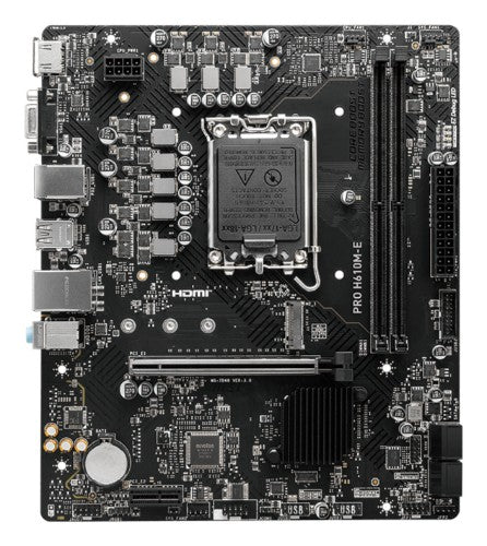 MSI PRO H610M-E motherboard Intel H610 LGA 1700 micro ATX