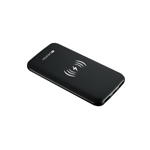 Canyon CNS-TPBW8B power bank Lithium Polymer (LiPo) 8000 mAh Wireless charging Black