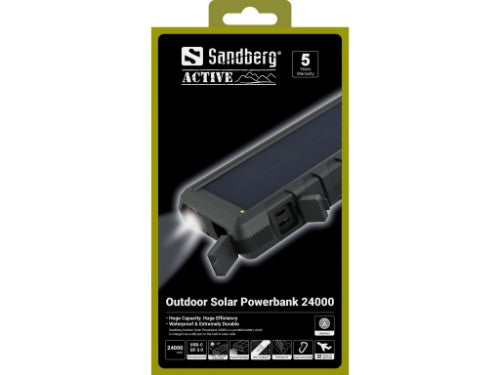 Sandberg Outdoor Solar Powerbank 24000