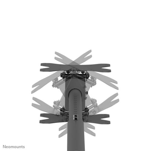 Neomounts CL35-340BL22 Dual monitor/TV mount ceiling 23-43" - h 106-156 cm