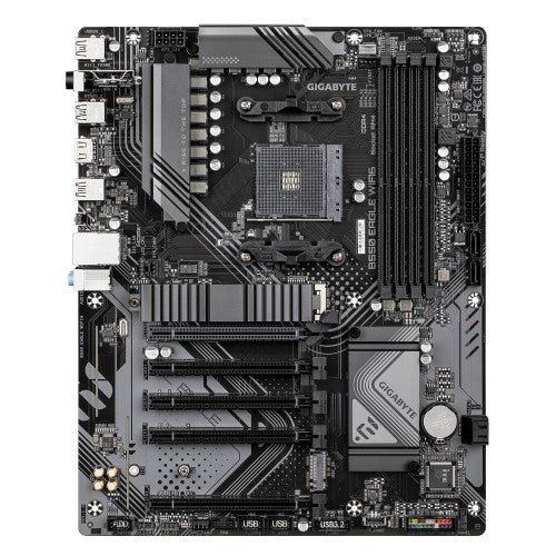 GIGABYTE B550 EAGLE WIFI6 Motherboard - AMD Ryzen 5000 G-Series CPUs, 10+3+1 Phases VRM, up to 3200MHz DDR4, 1xPCIe 4.0 + 1xPCIe 3.0 M.2, 1GbE LAN, WIFI 6, USB 3.2 Gen 2